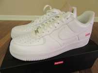 Nike_Air_Force1_Supreme_'Biały" Nowe_Obuwie sportowe R.45