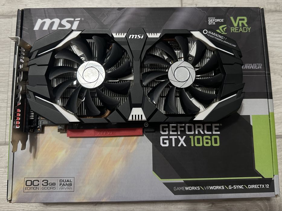 Nvidia Geforce GTX 1060 3Gb OC