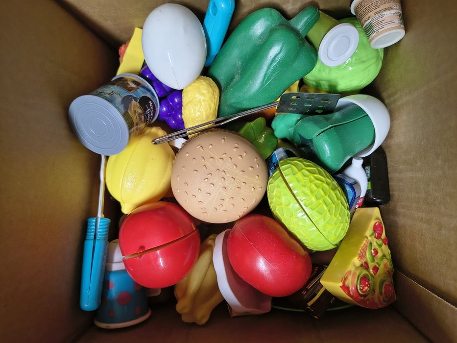 Vários utensílios para cozinha criança