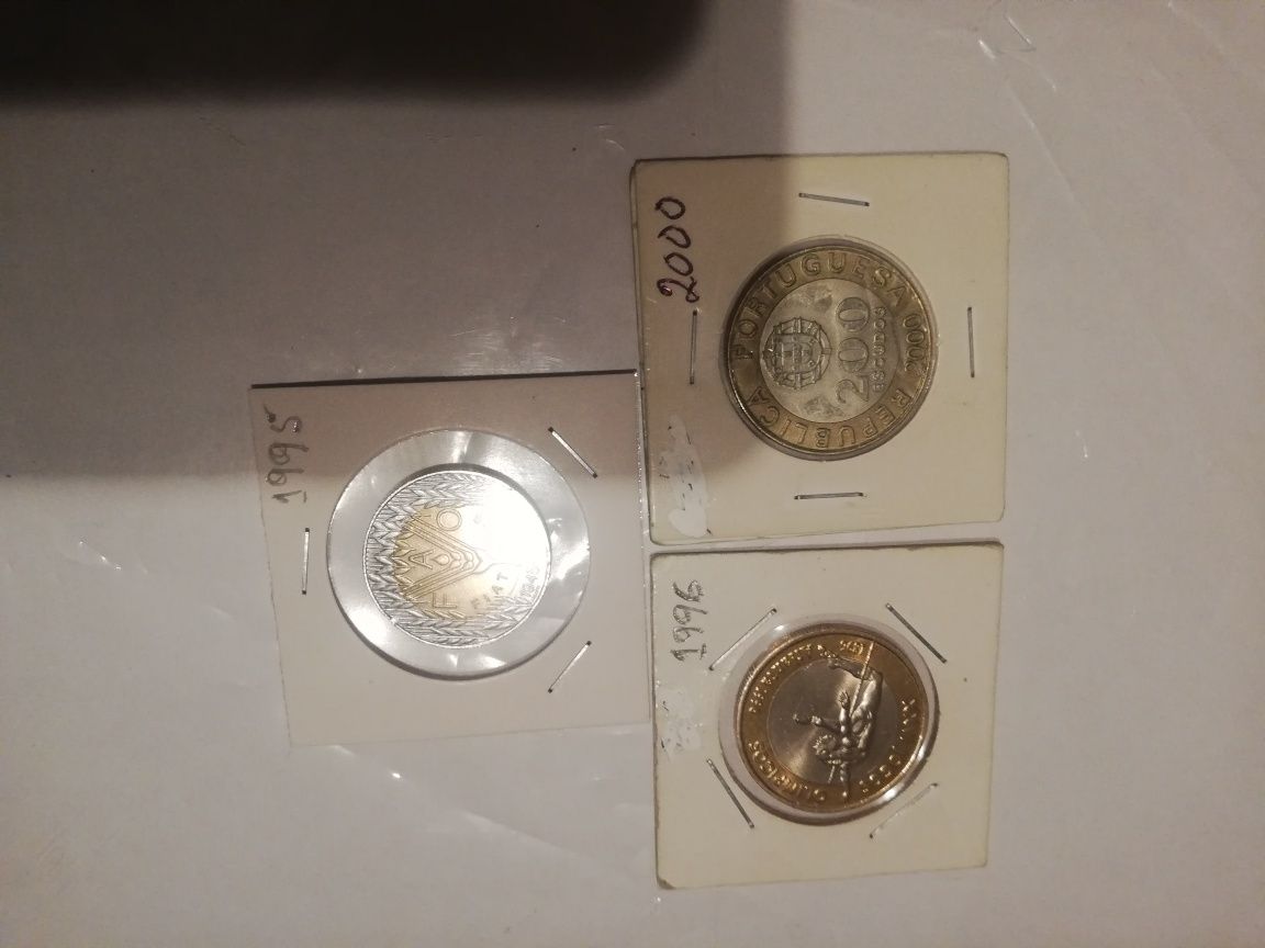 3 Moedas BI-Metálicas