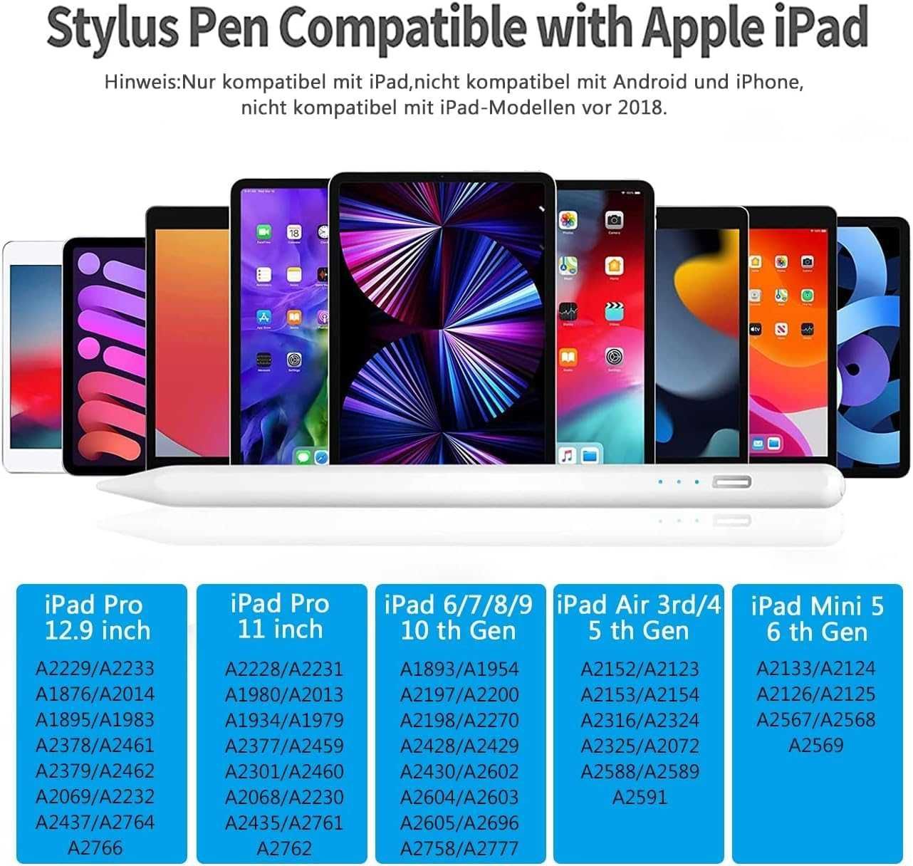 KBCASE Rysik iPad 10/9/8/7/6 generacji