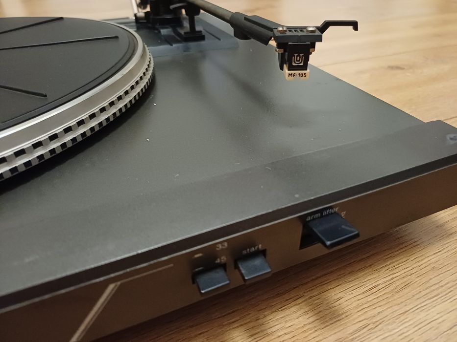 Gramofon Unitra Fonica GS-464 + przejściówka na chinch