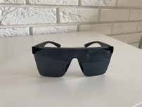 Czarne klasyczne okulary przeciwsłoneczne unisex