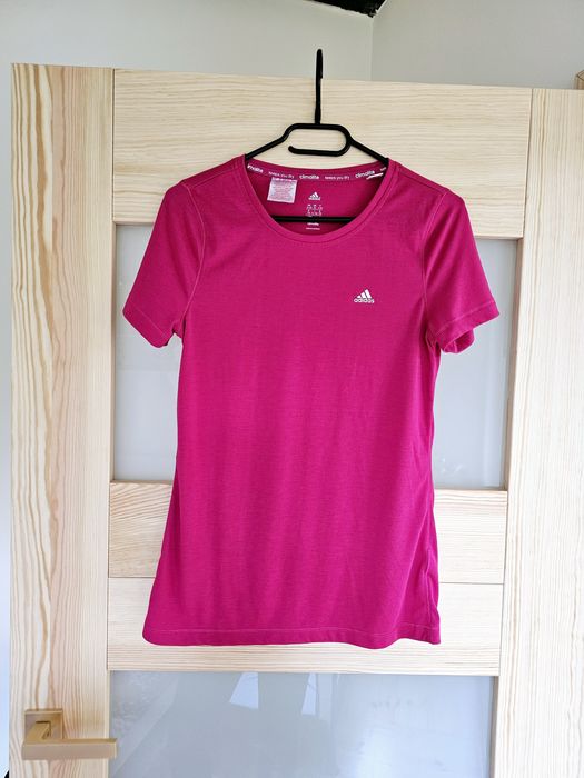 Fuksjowa koszulka Adidas 14-15 lat 164cm