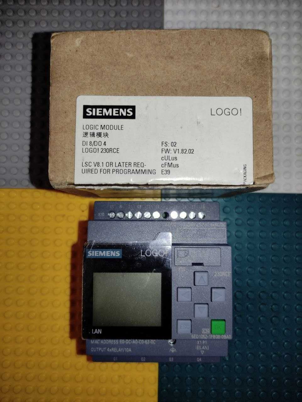 Siemens LOGO!8 6ED1052-1FB08-0BA0 230RCE логічний модуль PLC, ПЛК