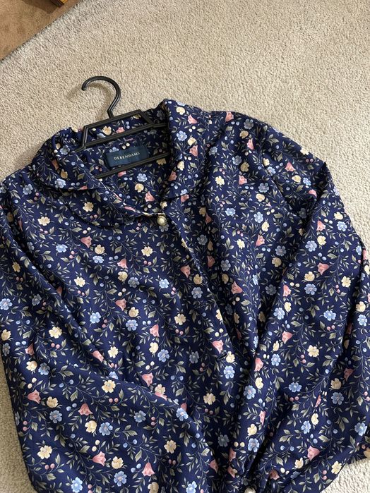 Блуза квіткова вінтажна