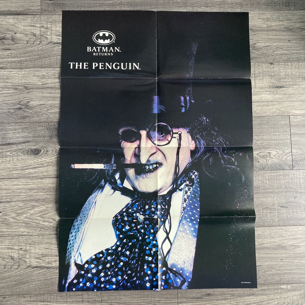 Pingwin Batman returns plakat