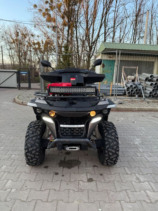 Linhai 500  quad , kufer, plug