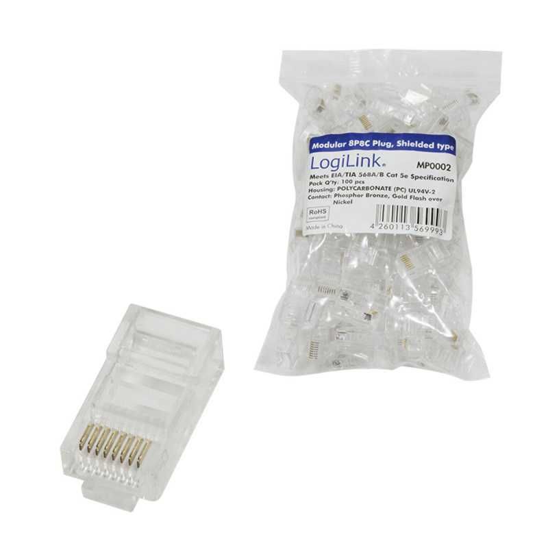 Fichas machos RJ45 CAT6