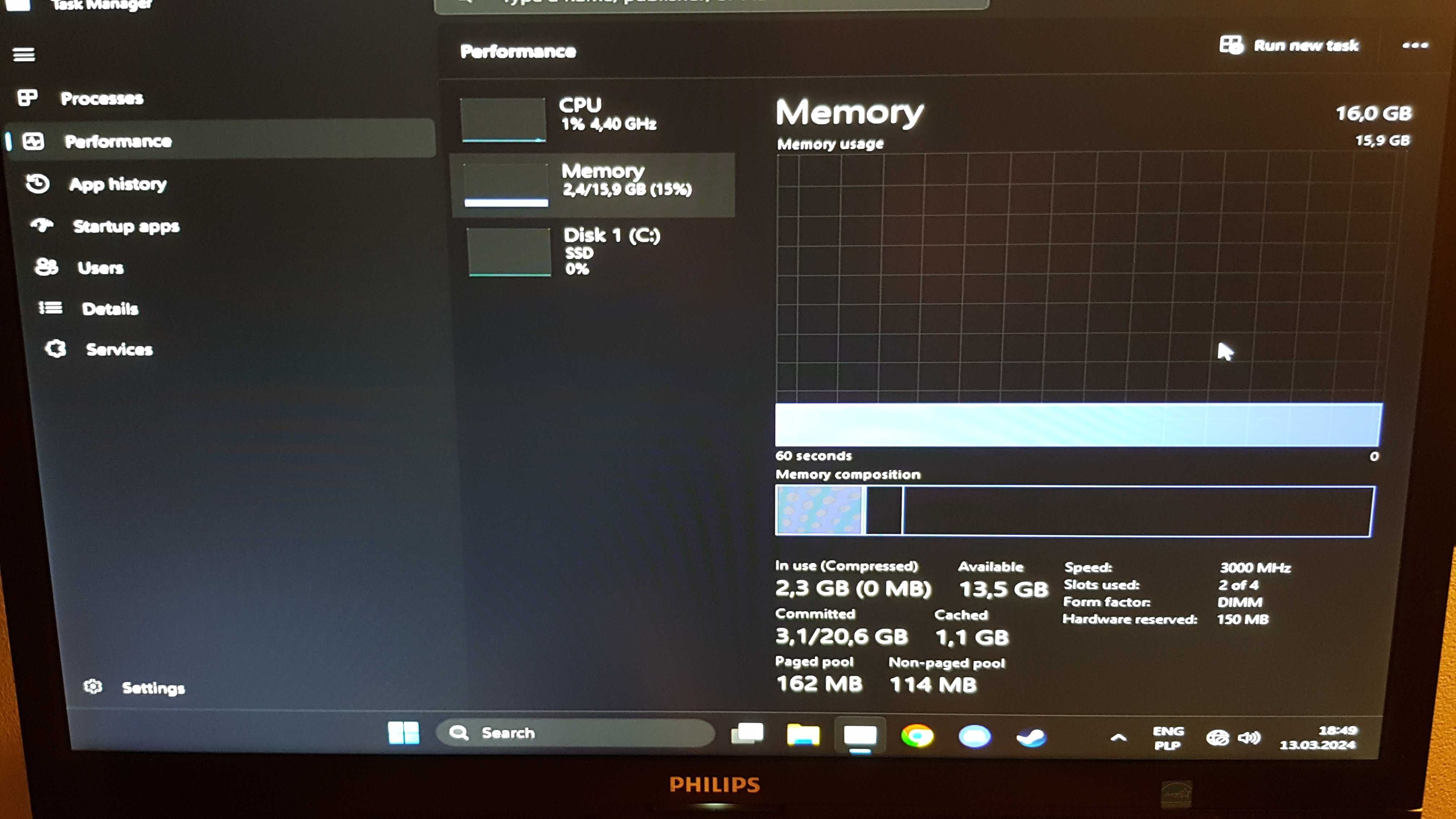 Komputer i7-8700, 2x8GB RAM 3000 CL15, 240GB NVME SSD