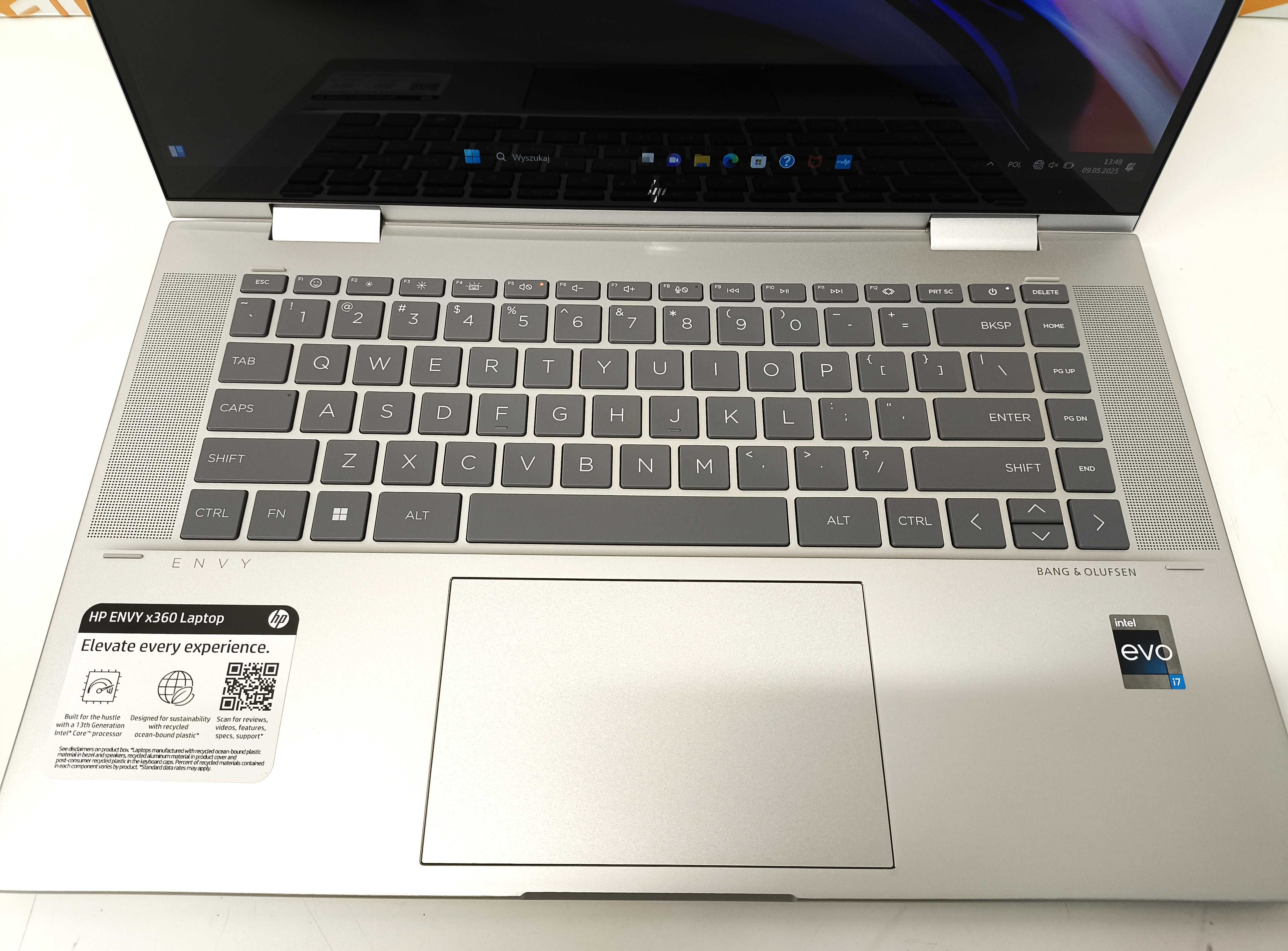 Laptop HP x360 15" Core i7 13gen. 16GB/512GB nVME obracany TOUCH FV23%