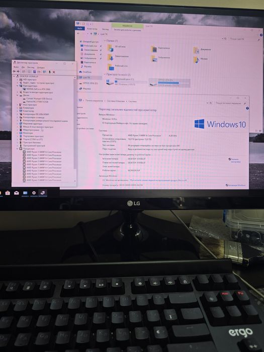 Компютер Ryzen 5 8400f 16 gb ddr5 rtx 3060 12  ssd  1000