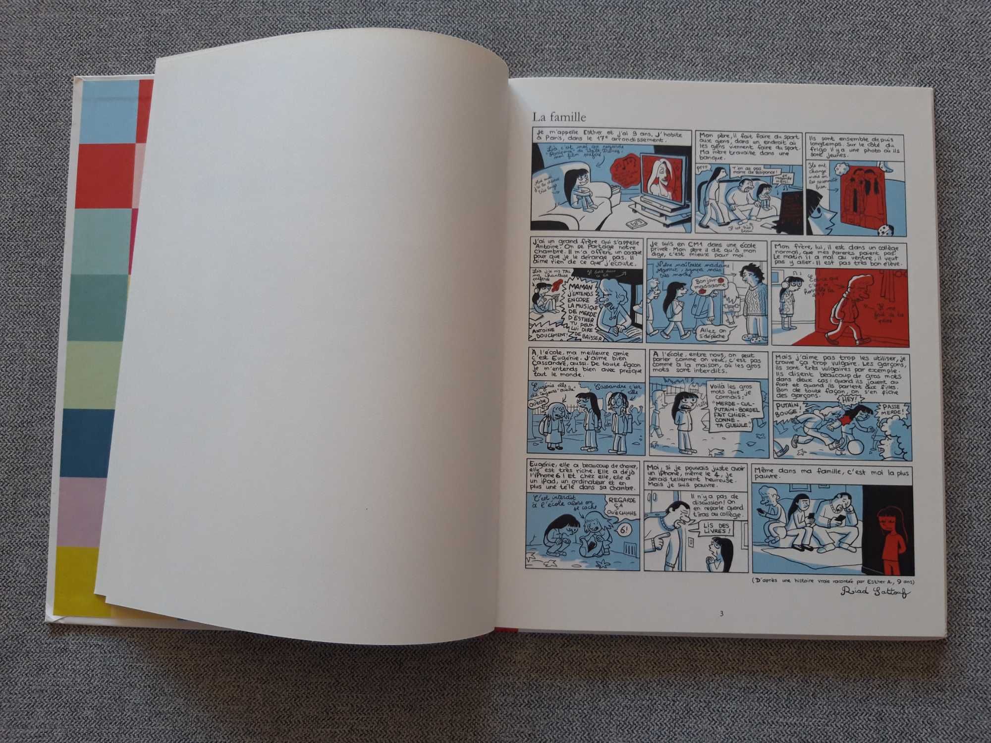 BD "Les cahiers d'Esther" de Riad Sattouf