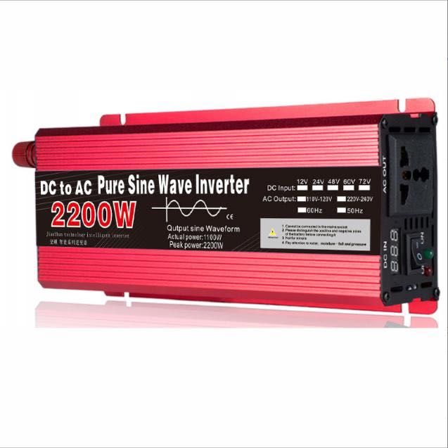 Inversor - Conversor 1100W/2200W * [Onda Pura] * [12V - 220V]