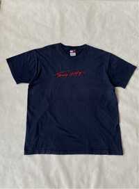 Tommy Hilfiger Vintage Big Embroidered Logo Faded T Shirt футболка