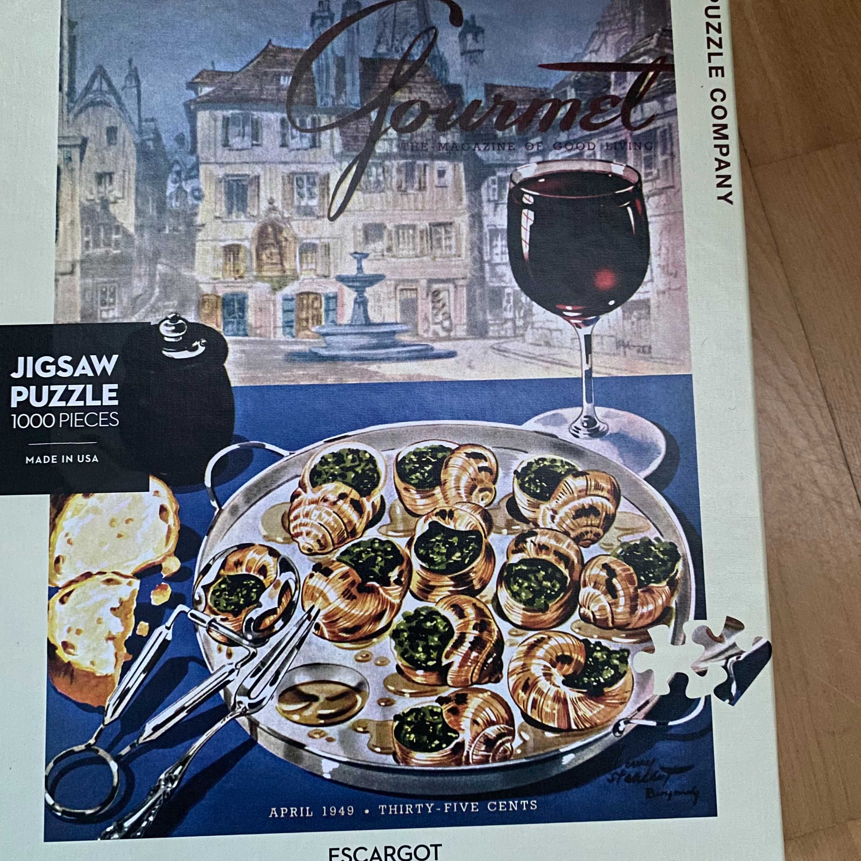 Puzzle unikat Gourmet Escargot New York Puzzle kuchnia