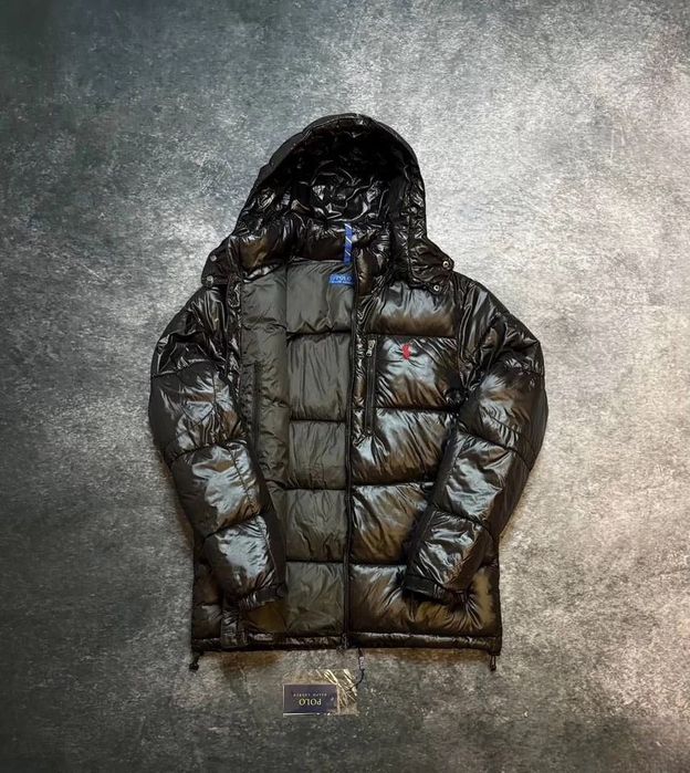 Пуховик Polo - us Ralph Lauren shadow лакированный project drip