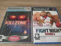 2 gry ps2 killzone, fight night round 3