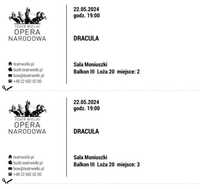 Dracula-bilety Opera Narodowa