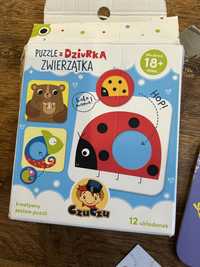 Czuczu: puzzle z dziurką i puzzle na cztery