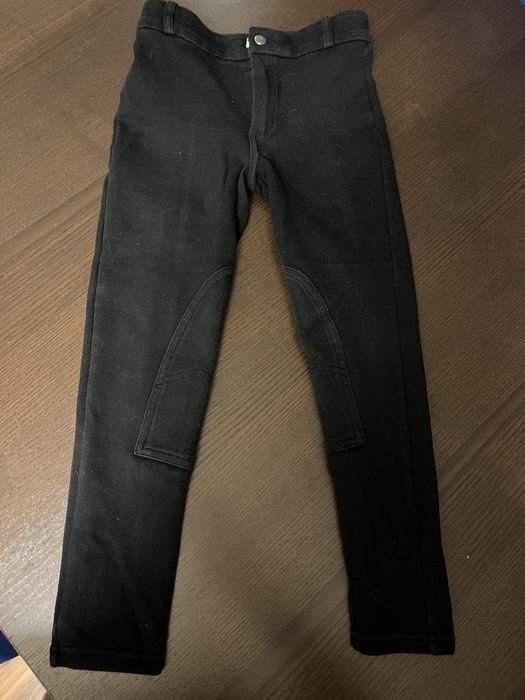 Bryczesy czarne Fouganza 6-8 lat