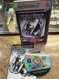 Gra gry ps2 playstation 2 Medal of Honor Wojna w Europie PL