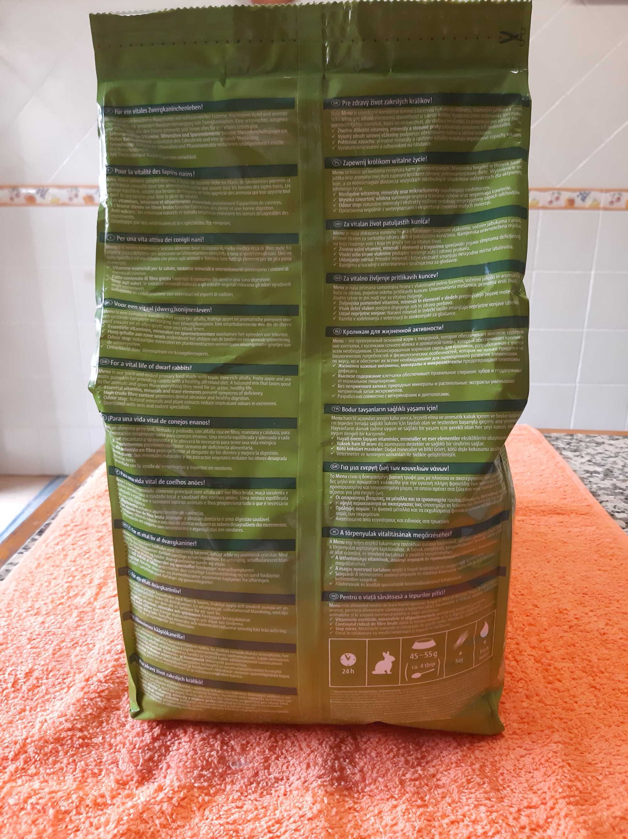 2 Sacos de Comida para Coelho (3kg) - Vitakraft