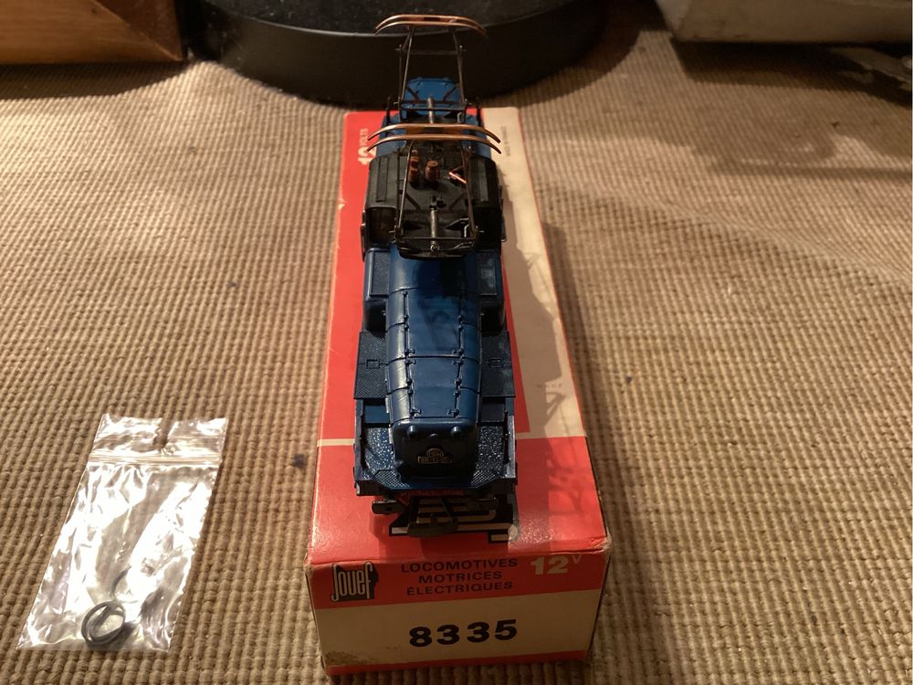 JOUEF 8335 Locomotiva H0 eléctrica crocodilo azul da SNCF. Excelente.