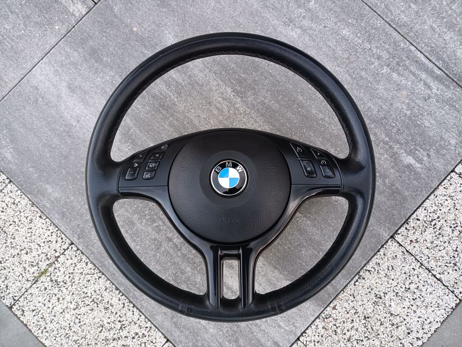 Oryginalna kierownica Sport Piano Black BMW E46 E39 E38 FL X5 E53