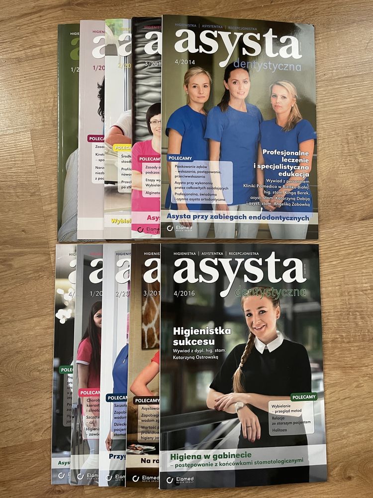 Czasopismo Asysta dentystyczna 10 numerów