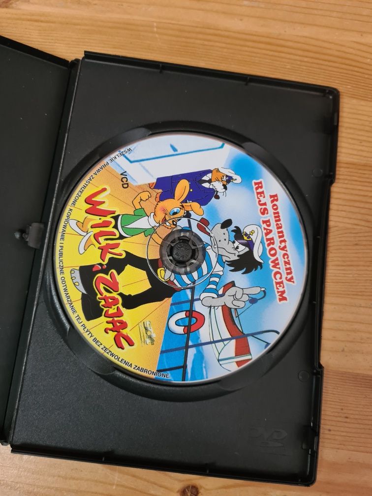 Wilk i zając Romantyczny rejs parowcem bajka płyta VCD video cd ~