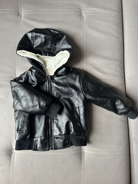 Куртка демисезон косуха шкіряна куртка