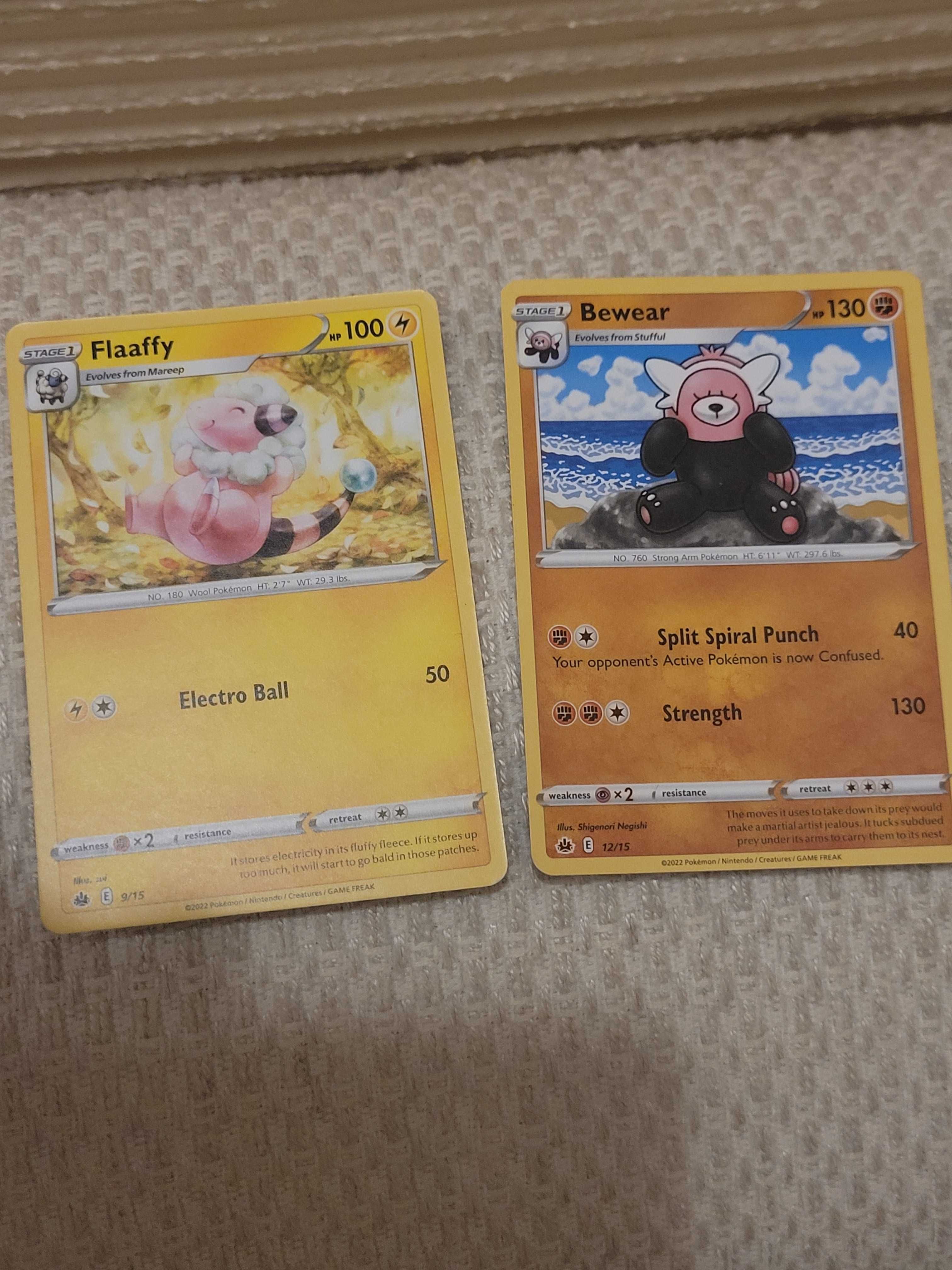 3 karty Pokemon Happy Meal McDonald's