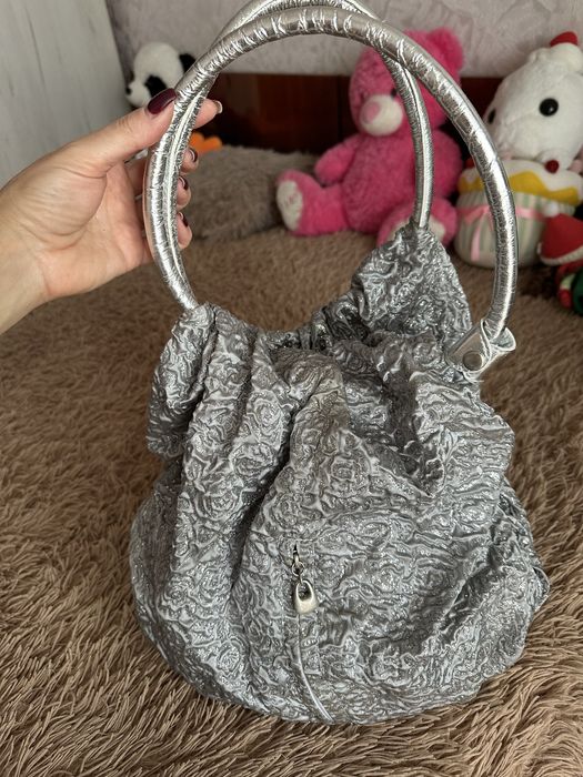 Сумка женская с кожаными ручками