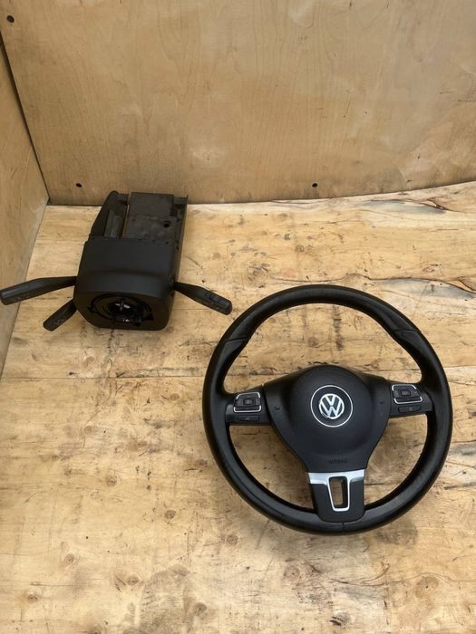 Руль Мультируль Кермо VW Passat B6 B7 Golf Caddy Рестайлінг Airbag