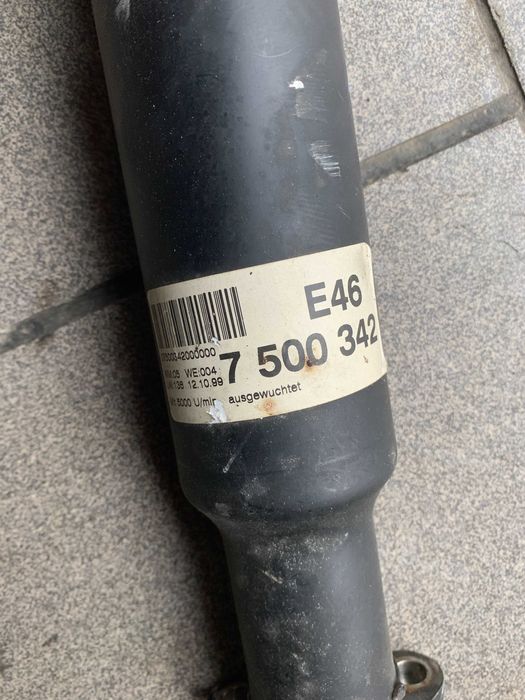 Bmw 316 318 e46 sedan kombi coupe 1.9 m43 automat wał  7.500.342