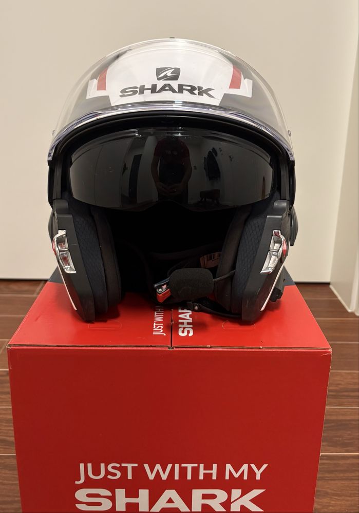 Kask Shark Evo GT Sean roz. XL+ Intercom Sharktooth