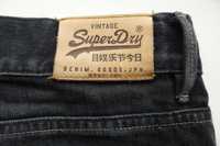 spodnie jeansy SUPERDRY Japan Vintage LOOSE r 34 32 pas 88-92 cm