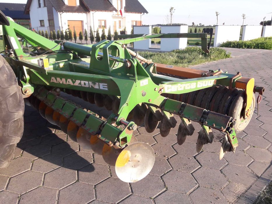 Amazone Catros 5001 brona talerzowa, talerzówka 5 metrów