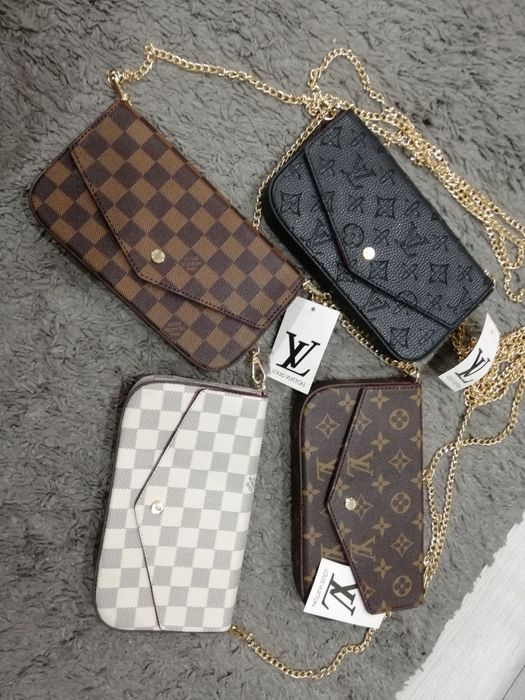 Piękne torebki klasyka  styl komlet 3w1 Louis Vuitton