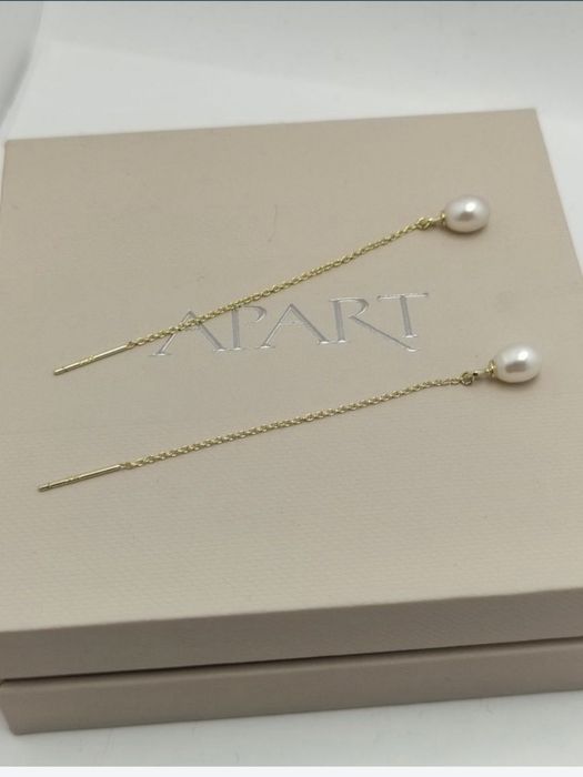 Kolczyki z perłami naturalnymi srebro 925