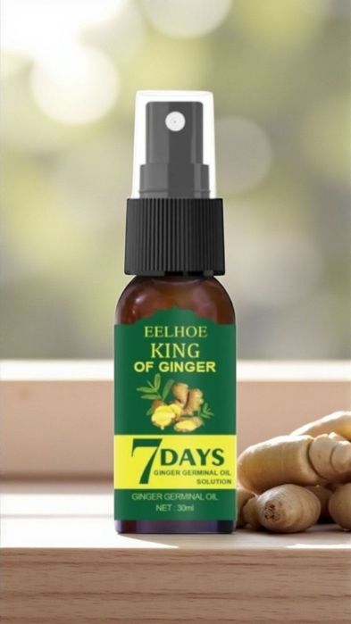 7 dniowa kuracja - imbirowy olejek na wypadające włosy.