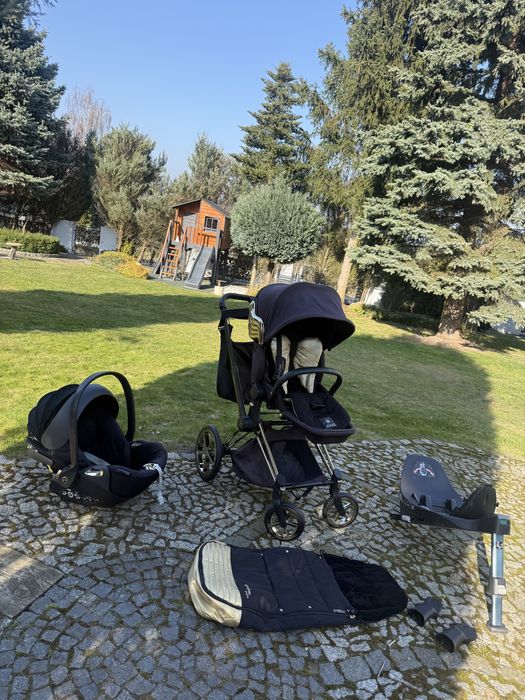 Wózek spacerowy Cybex priam by Jeremy Scott, zestaw z fotelikiem