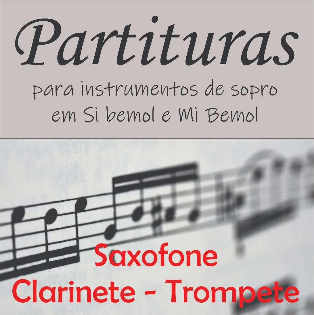 Partituras para Saxofone, Trmpete e Clarinete