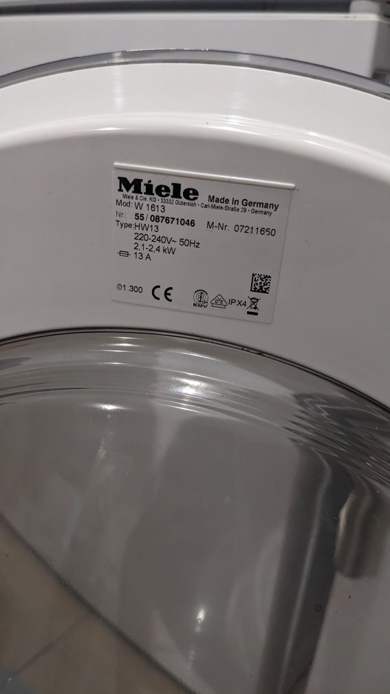 Пральна машина Miele.W1613