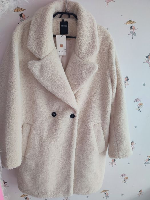 Пальто, екошуба Тедді жіноча L