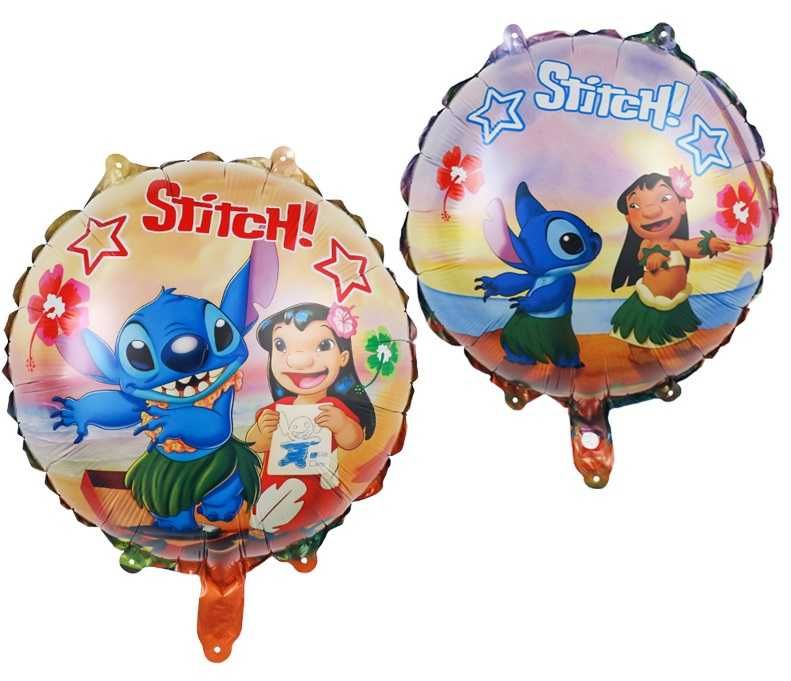 Balony foliowe Lilo i Stitch 77cm urodziny zestaw 5szt. hel dekoracja