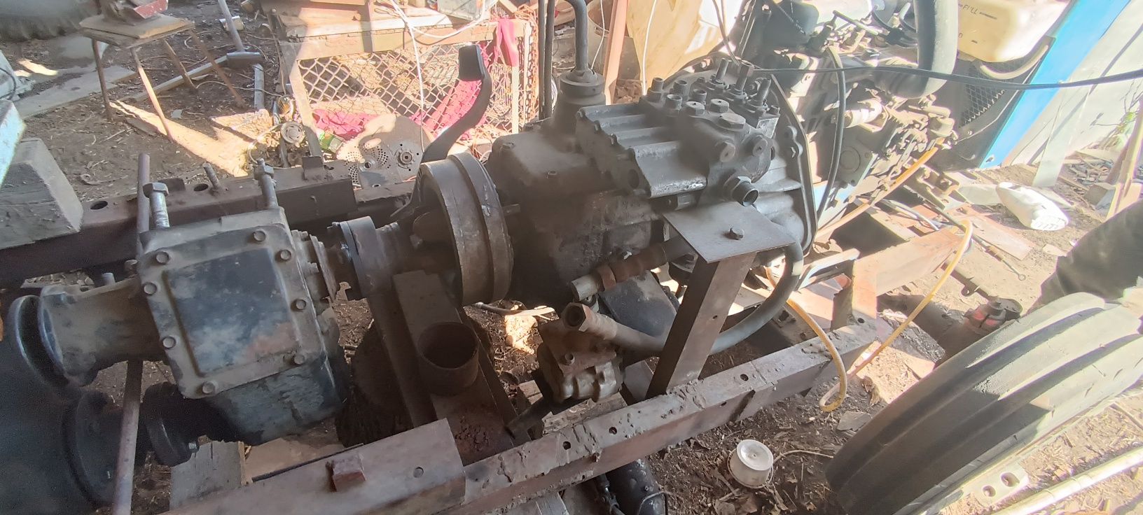 Трактор саморобний з мотором Kubota