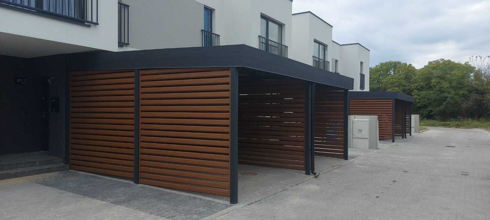 Carport, Zadaszenie, Altana - Wiata garażowa Dwustanowiskowa 5 x 5 m