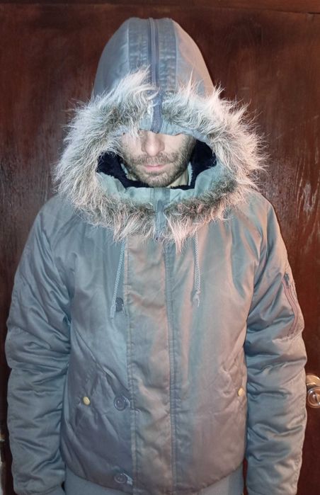 Jesienno-zimowa kurtka flek pilotka bomberka męska Red Label roz. M L